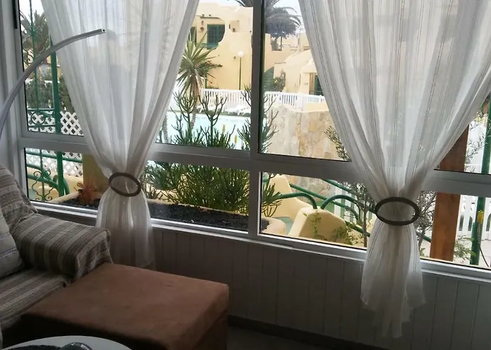 Apartamento Con Jacuzzi Vistas A La Piscina Costa Calma admite animales